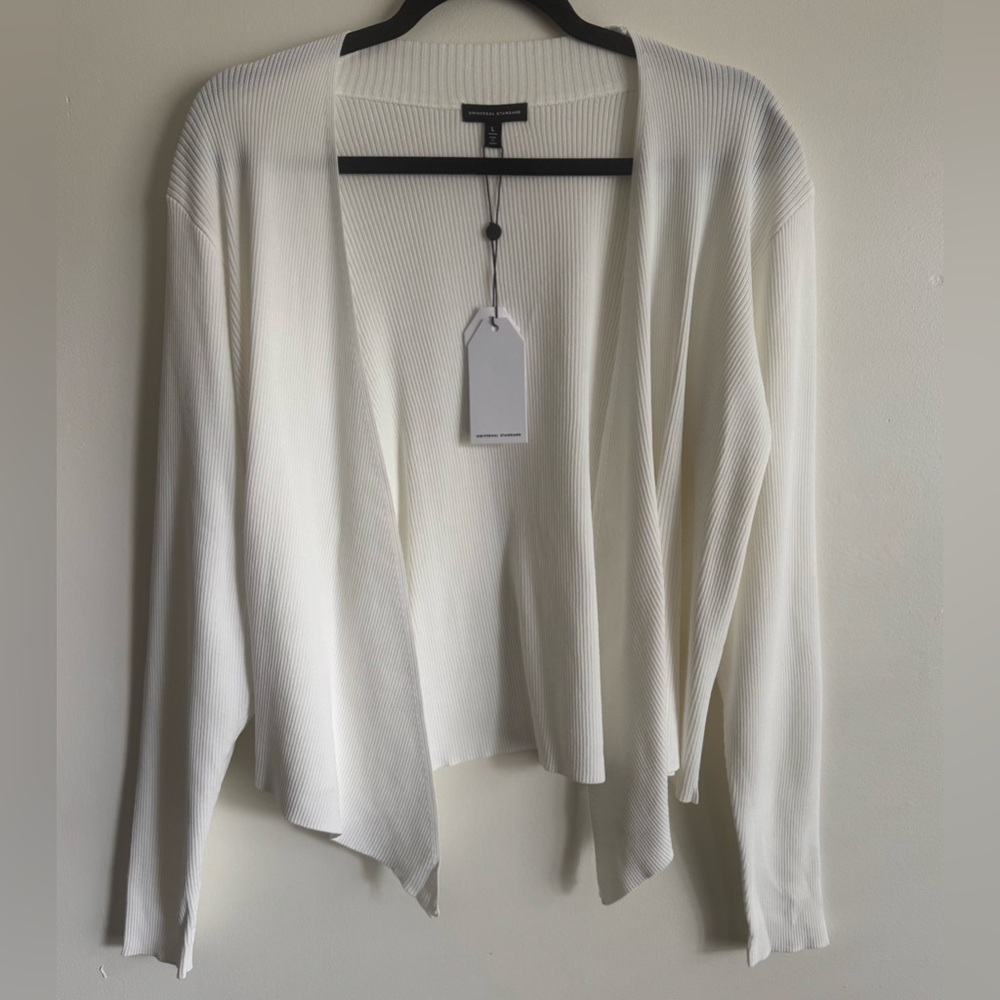 New Universal Standard Ribbed Wrap Cardigan Size Large 22/24 3X